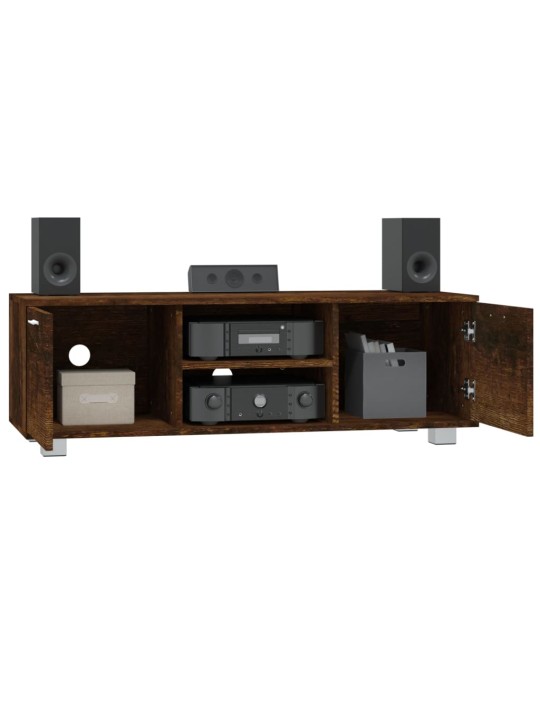 TV skříňka kouřový dub 120x40,5x35 cm kompozitní dřevo
