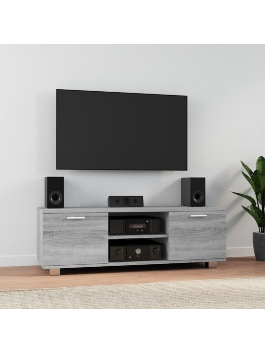 TV skříňka šedá sonoma 120x40,5x35 cm kompozitní dřevo