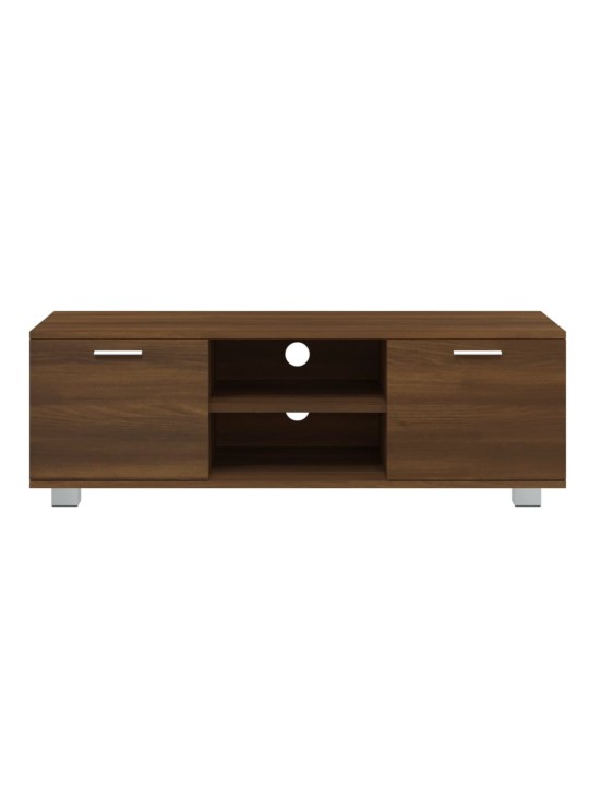 TV skříňka hnědý dub 120x40,5x35 cm kompozitní dřevo