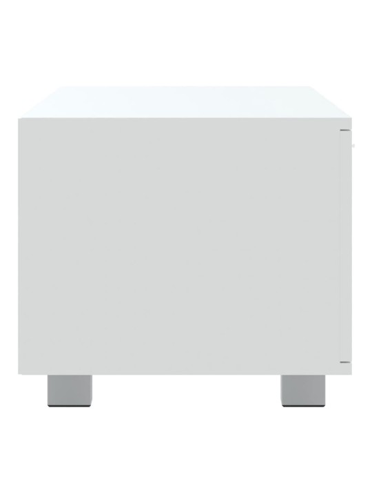 TV skříňka bílá 120x40,5x35 cm kompozitní dřevo