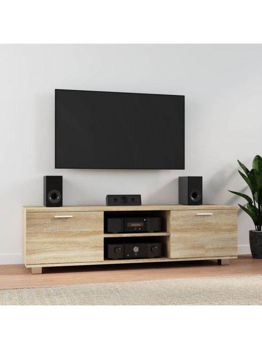 TV skříňka sonoma dub 140x40,5x35 cm kompozitní dřevo