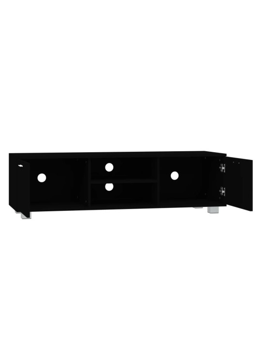 TV skříňka černá 140x40,5x35 cm kompozitní dřevo