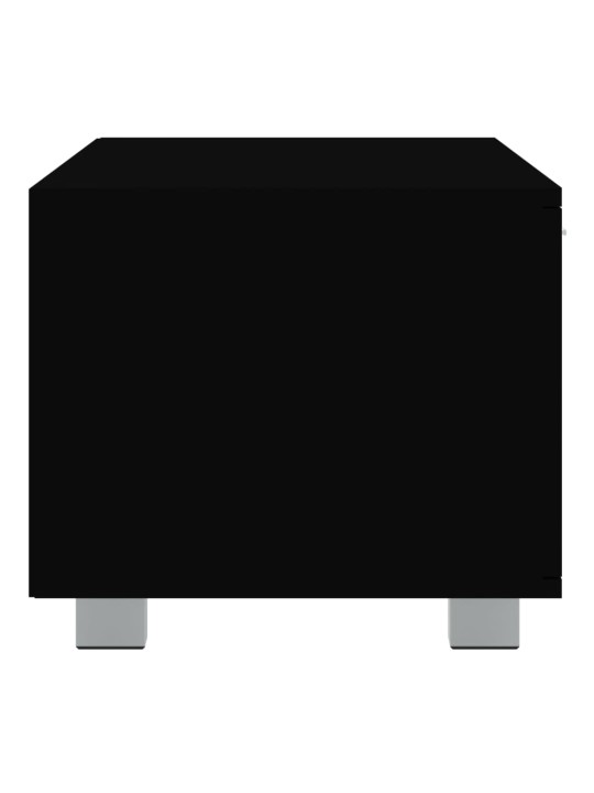 TV skříňka černá 140x40,5x35 cm kompozitní dřevo