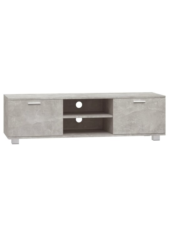 TV skříňka betonově šedá 140x40,5x35 cm kompozitní dřevo