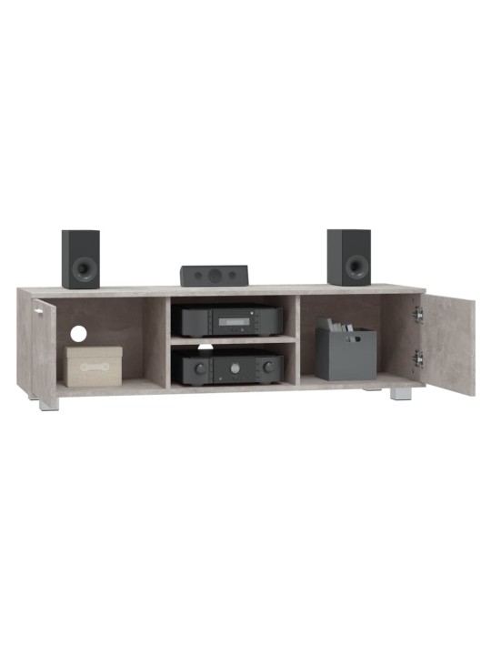 TV skříňka betonově šedá 140x40,5x35 cm kompozitní dřevo