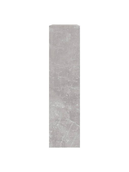 Botník se zrcadlem 2patrový betonově šedá 63 x 17 x 67 cm