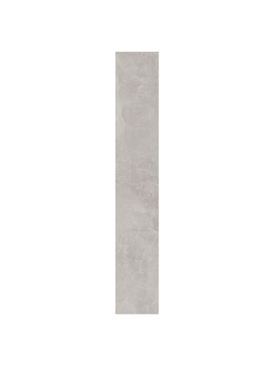 Botník se zrcadlem 3patrový betonově šedá 63x17x102,5 cm