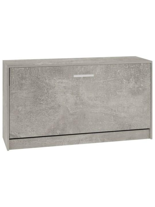 Botníková lavice betonově šedá 80 x 24 x 45 cm kompozitní dřevo