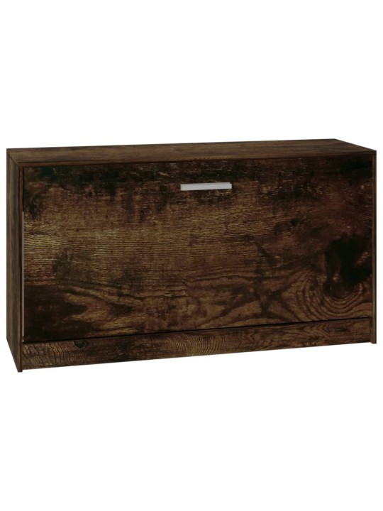 Lavice s botníkem kouřový dub 80x24x45 cm kompozitní dřevo