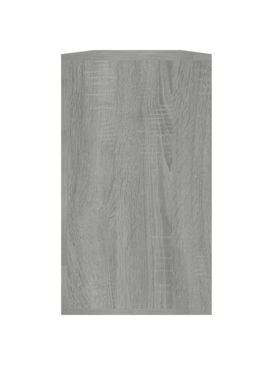 Lavice s botníkem šedá sonoma 80x24x45 cm kompozitní dřevo