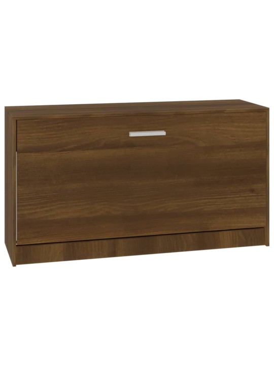 Lavice s botníkem hnědý dub 80x24x45 cm kompozitní dřevo