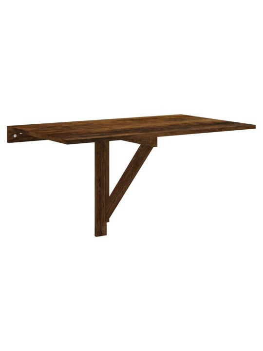 Nástěnný sklápěcí stůl kouřový dub 100x60x56cm kompozitní dřevo
