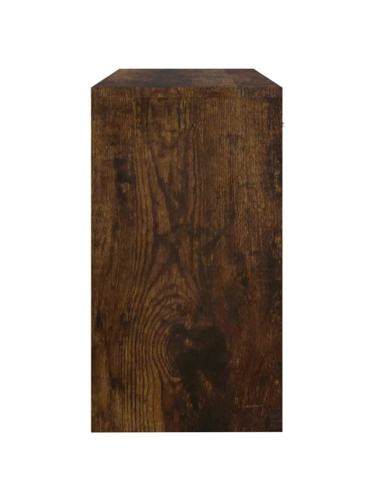 Psací stůl zásuvka a skříňka kouřový dub 100x40x73 cm kompozit