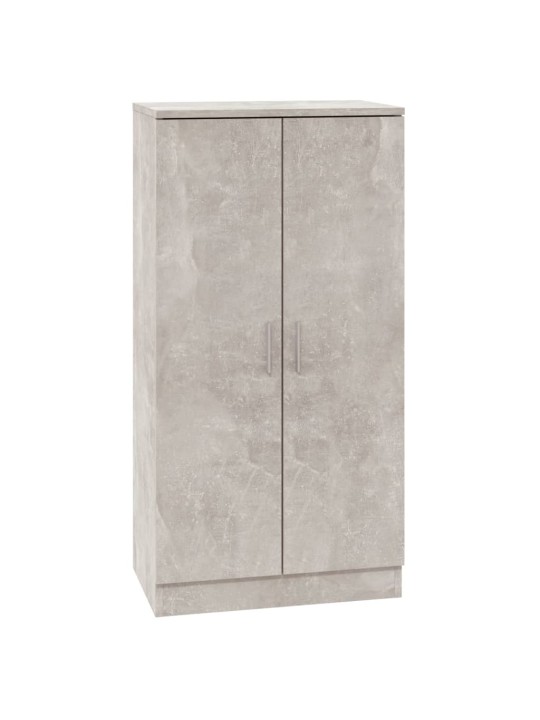 Botník betonově šedý 55 x 35 x 108 cm kompozitní dřevo