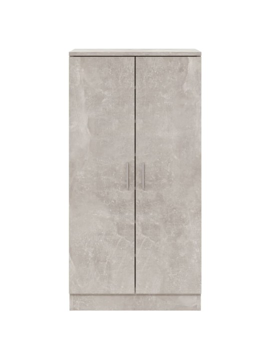 Botník betonově šedý 55 x 35 x 108 cm kompozitní dřevo