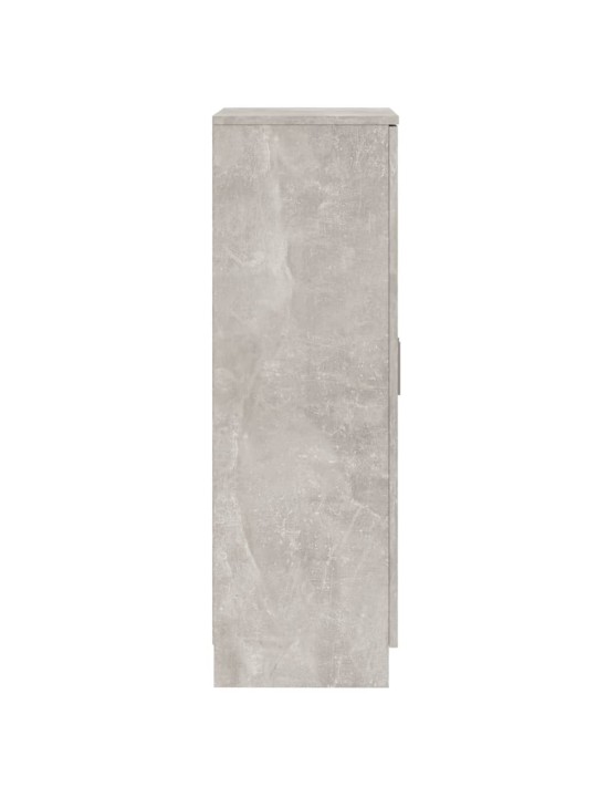 Botník betonově šedý 55 x 35 x 108 cm kompozitní dřevo