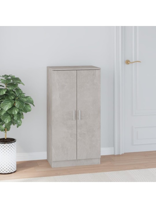 Botník betonově šedý 55 x 35 x 108 cm kompozitní dřevo