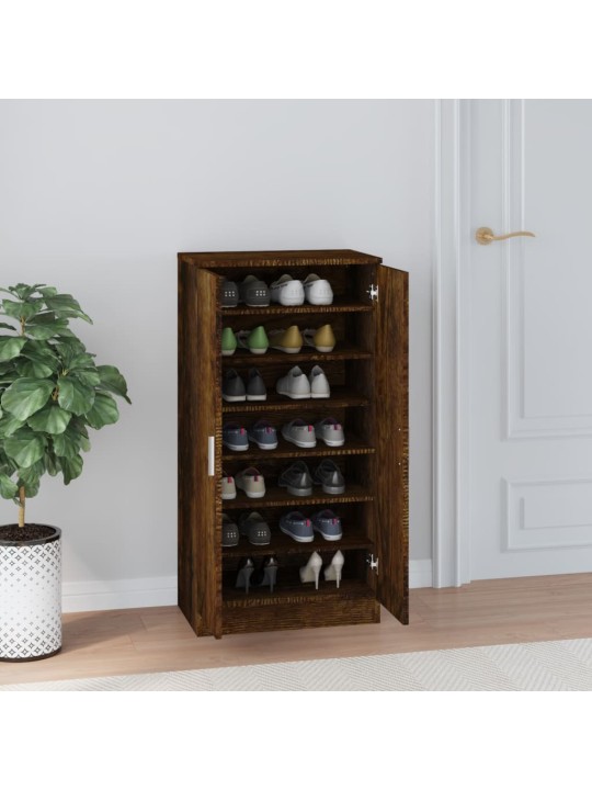 Botník kouřový dub 55x35x108 cm kompozitní dřevo