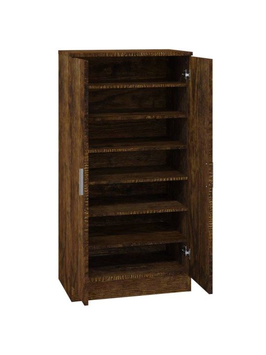 Botník kouřový dub 55x35x108 cm kompozitní dřevo