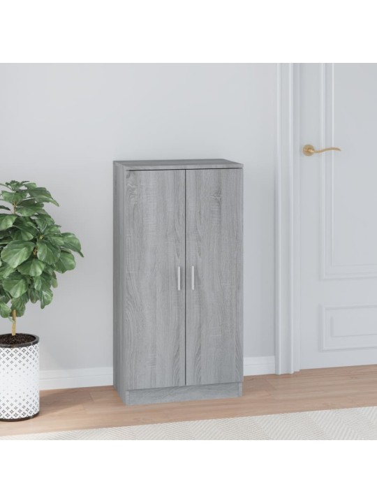 Botník šedý sonoma 55x35x108 cm kompozitní dřevo