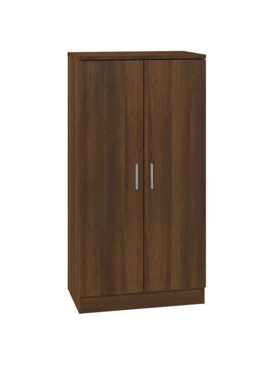 Botník hnědý dub 55x35x108 cm kompozitní dřevo