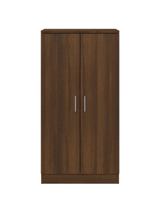 Botník hnědý dub 55x35x108 cm kompozitní dřevo