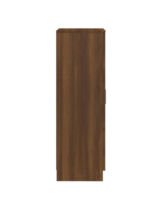 Botník hnědý dub 55x35x108 cm kompozitní dřevo