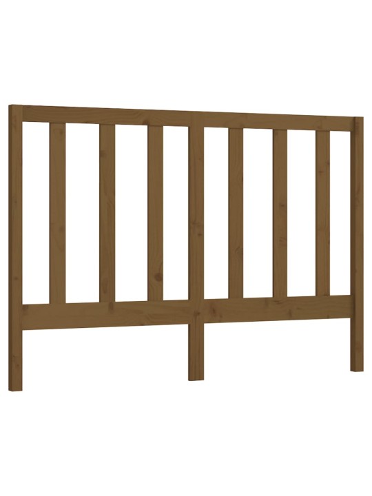 Čelo postele medově hnědé 156 x 4 x 100 cm masivní borovice