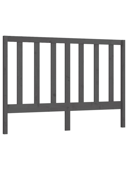 Čelo postele šedé 166 x 4 x 100 cm masivní borovice