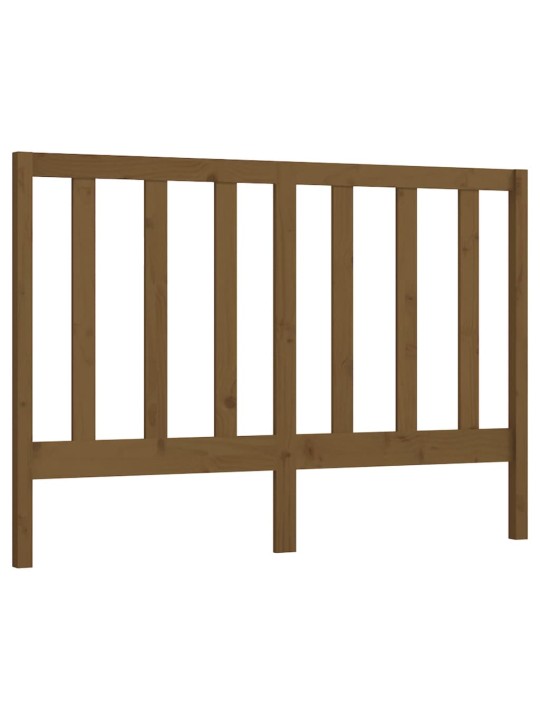 Čelo postele medově hnědé 166 x 4 x 100 cm masivní borovice