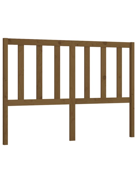 Čelo postele medově hnědé 166 x 4 x 100 cm masivní borovice