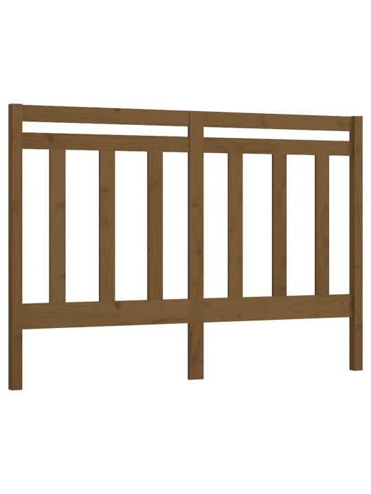 Čelo postele medově hnědé 166 x 4 x 100 cm masivní borovice