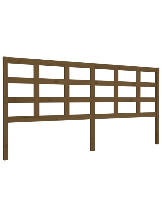 Čelo postele medově hnědé 205,5 x 4 x 100 cm masivní borovice