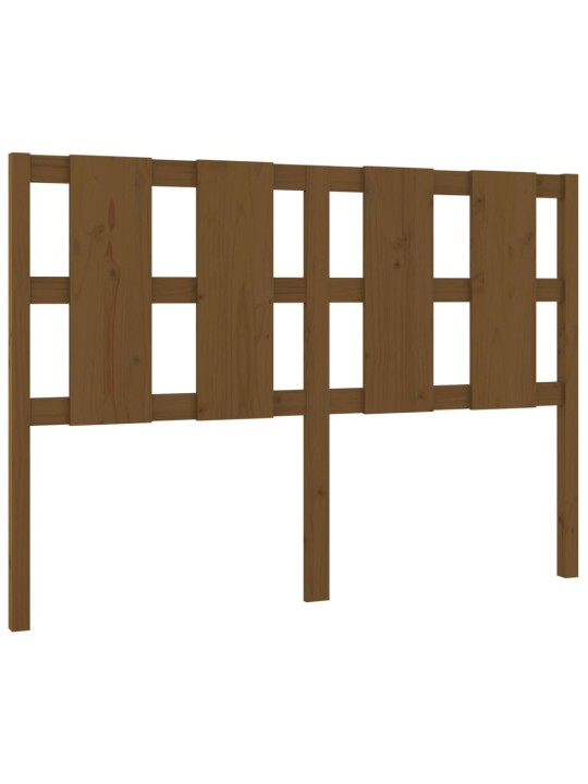 Čelo postele medově hnědé 140,5 x 4 x 100 cm masivní borovice