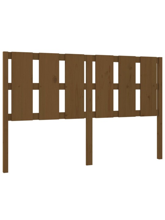 Čelo postele medově hnědé 155,5 x 4 x 100 cm masivní borovice