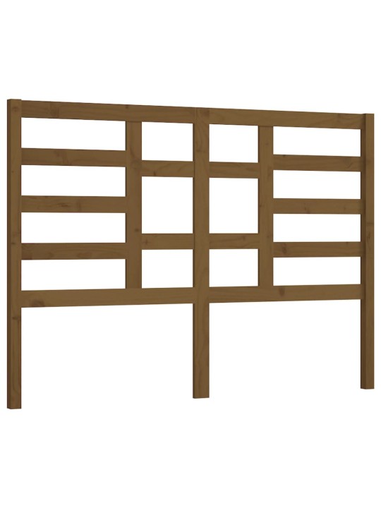 Čelo postele medově hnědé 146 x 4 x 104 cm masivní borovice