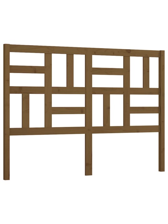 Čelo postele medově hnědé 141 x 4 x 104 cm masivní borovice