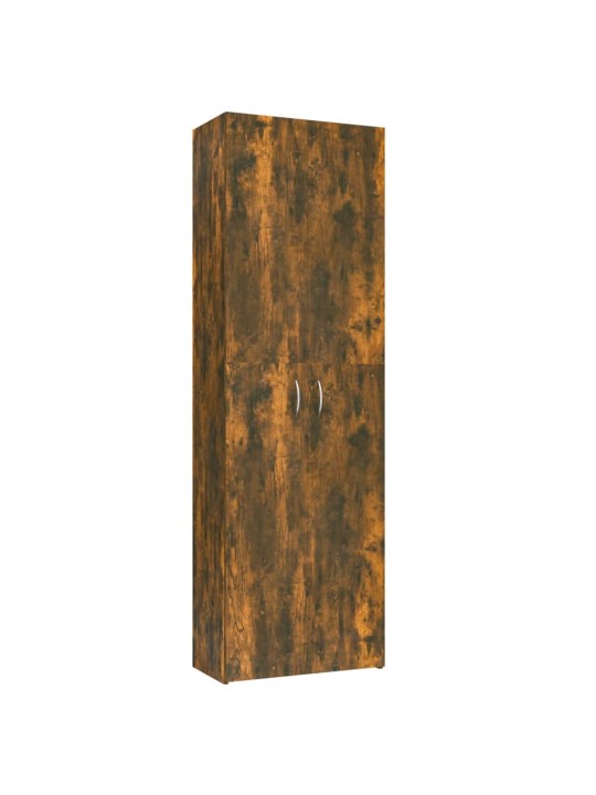 Kancelářská skříň kouřový dub 60 x 32 x 190 cm kompozitní dřevo