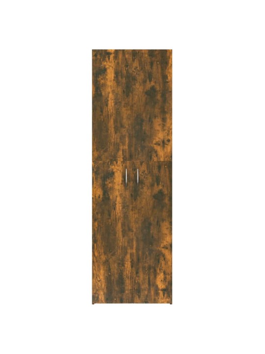 Kancelářská skříň kouřový dub 60 x 32 x 190 cm kompozitní dřevo