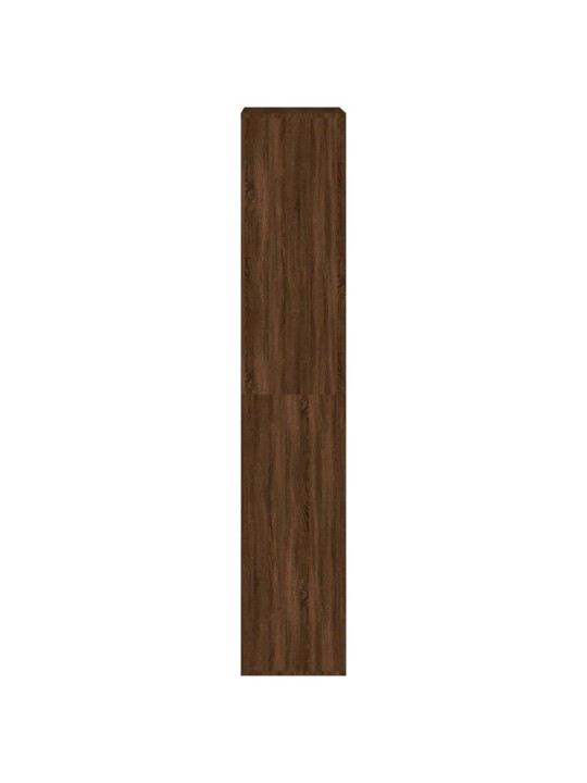 Botník hnědý dub 54 x 34 x 183 cm kompozitní dřevo