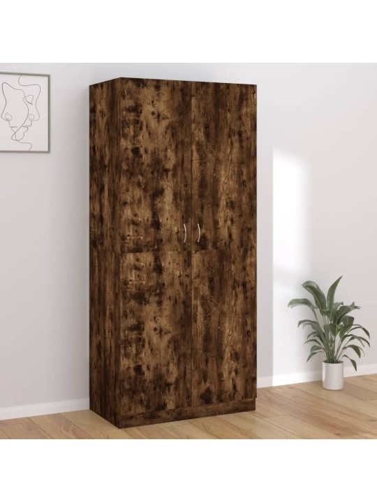 Šatní skříň kouřový dub 90 x 52 x200 cm kompozitní dřevo