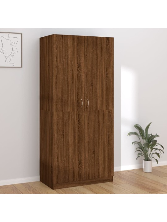 Šatní skříň hnědý dub 90 x 52 x 200 cm kompozitní dřevo