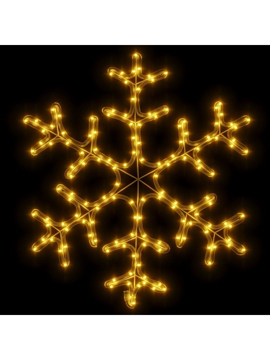 Vánoční sněhová vločka se 144 teplými bílými LED 59 x 59 cm