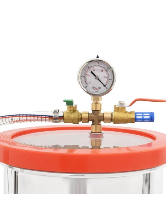Vakuová komora s dvoustupňovým čerpadlem 7,4 l