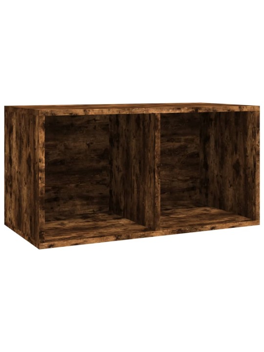 Úložný box na LP desky kouřový dub 71x34x36 cm kompozitní dřevo