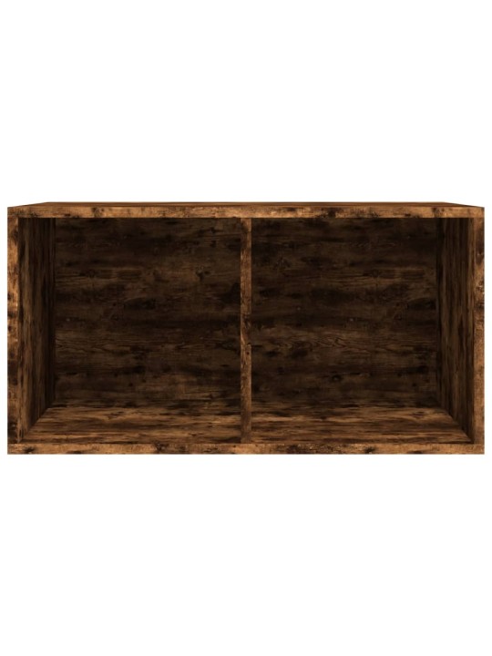 Úložný box na LP desky kouřový dub 71x34x36 cm kompozitní dřevo