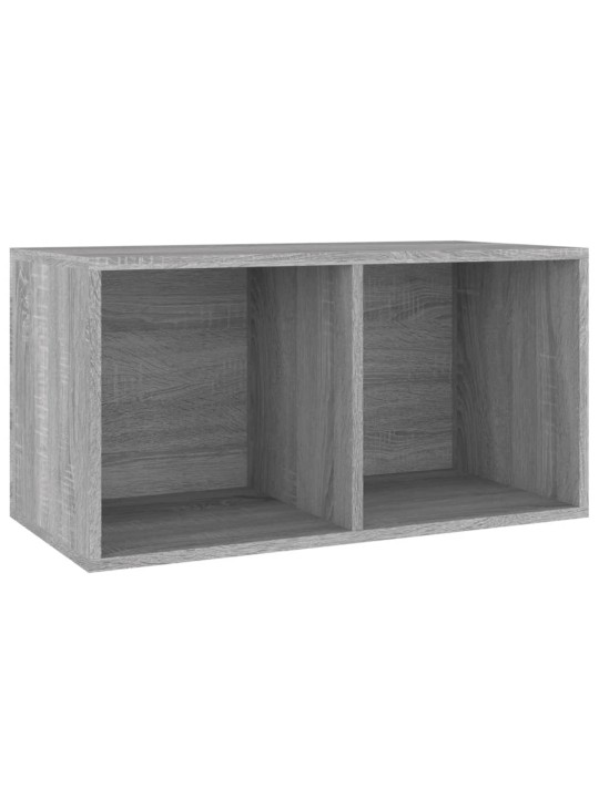 Úložný box na LP desky šedý sonoma 71x34x36 cm kompozitní dřevo