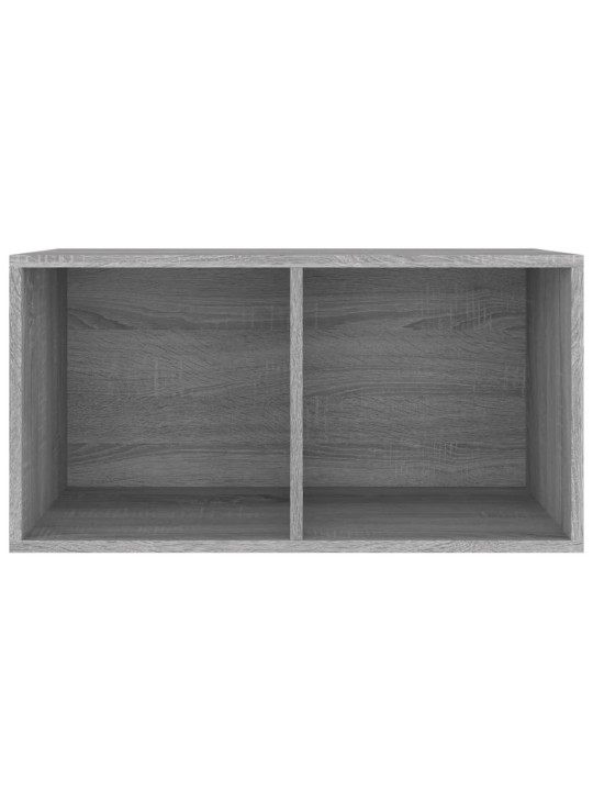 Úložný box na LP desky šedý sonoma 71x34x36 cm kompozitní dřevo