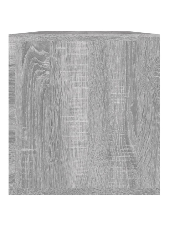 Úložný box na LP desky šedý sonoma 71x34x36 cm kompozitní dřevo