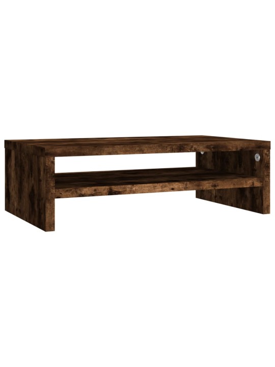 Stojan na monitor kouřový dub 42 x 24 x 13 cm kompozitní dřevo